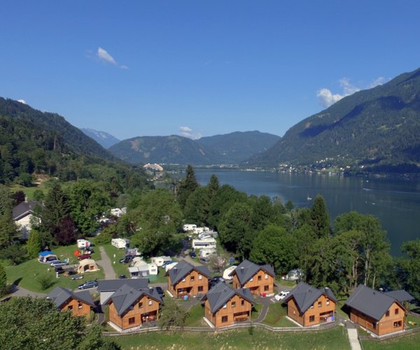 Das Feriendorf von Seecamping Berghof in Kärnten